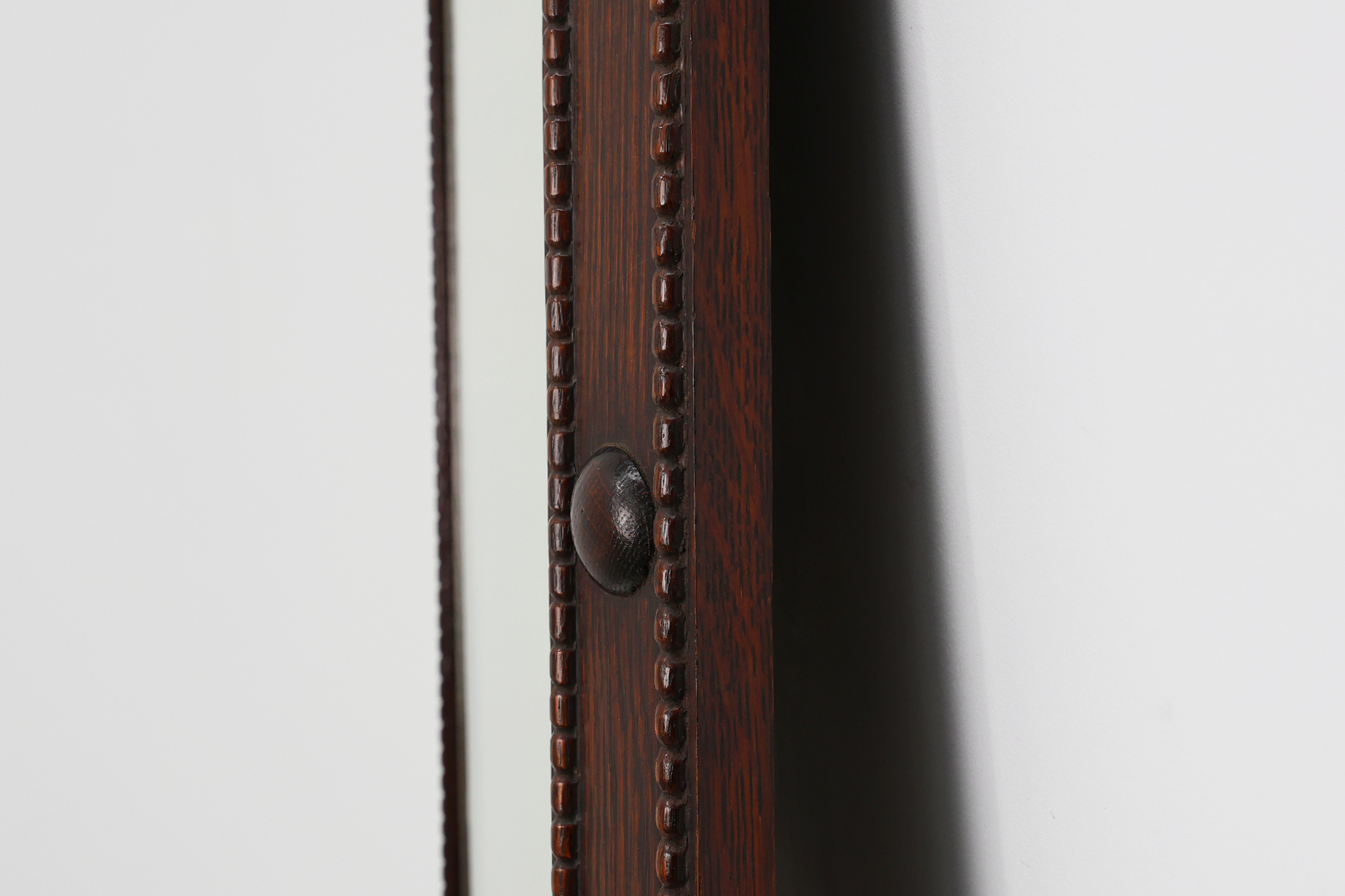 French Art Deco Mirror in Wood, circa 1920thumbnail